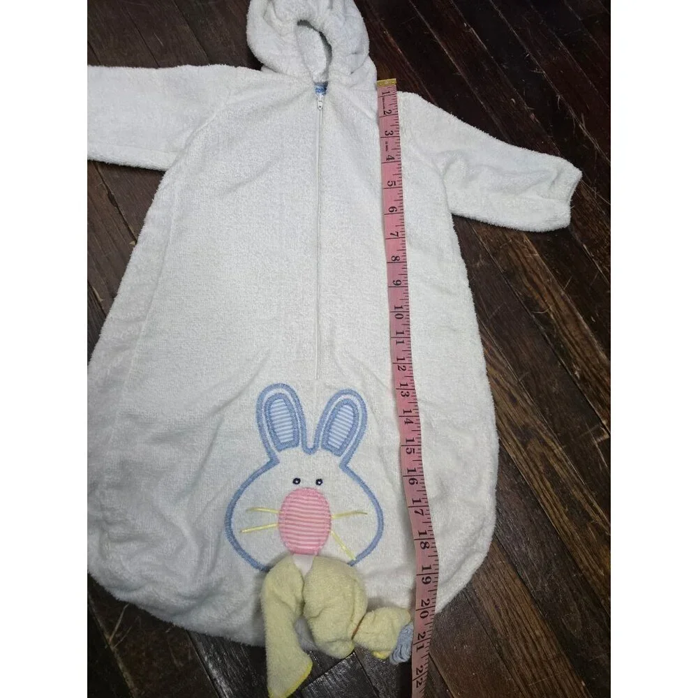 Vintage Baby Hooded Bath Towel Bunny